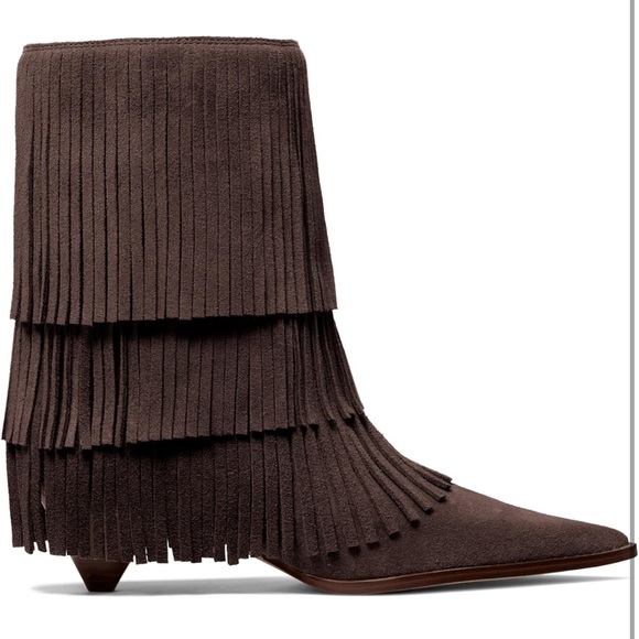 NIB MICHAEL KORS JAYLA FRINGE BOOTS😍 - Picture 3 of 4